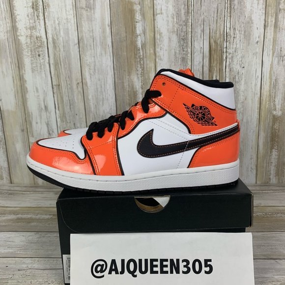 Air Jordan 1 Mid Turf Orange Men’s - Picture 7 of 9
